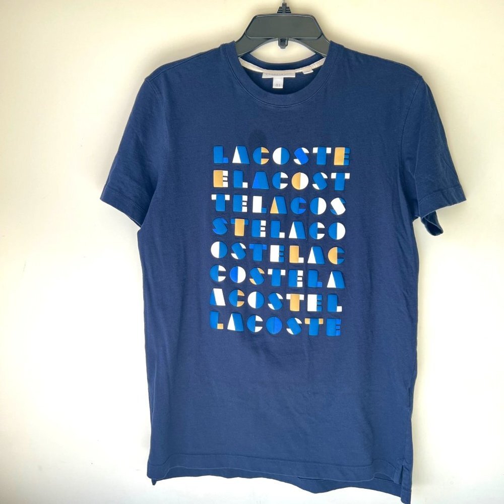 Lacoste graphics T shirt size Small